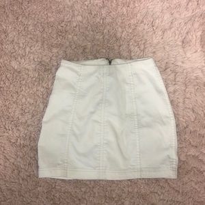 Cute white free people skirt